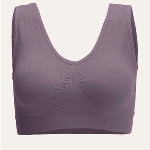 PLUS SIZE DUSTY PURPLE HIGH SUPPORT SPORTS BRA